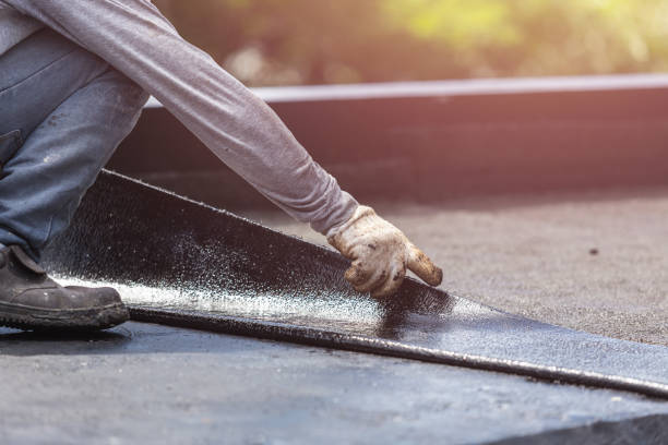 Professional Waterproofing technician working in Montrose, MN